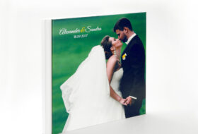 Εξώφυλλο δερματίνης και φωτογραφία σε photo panel